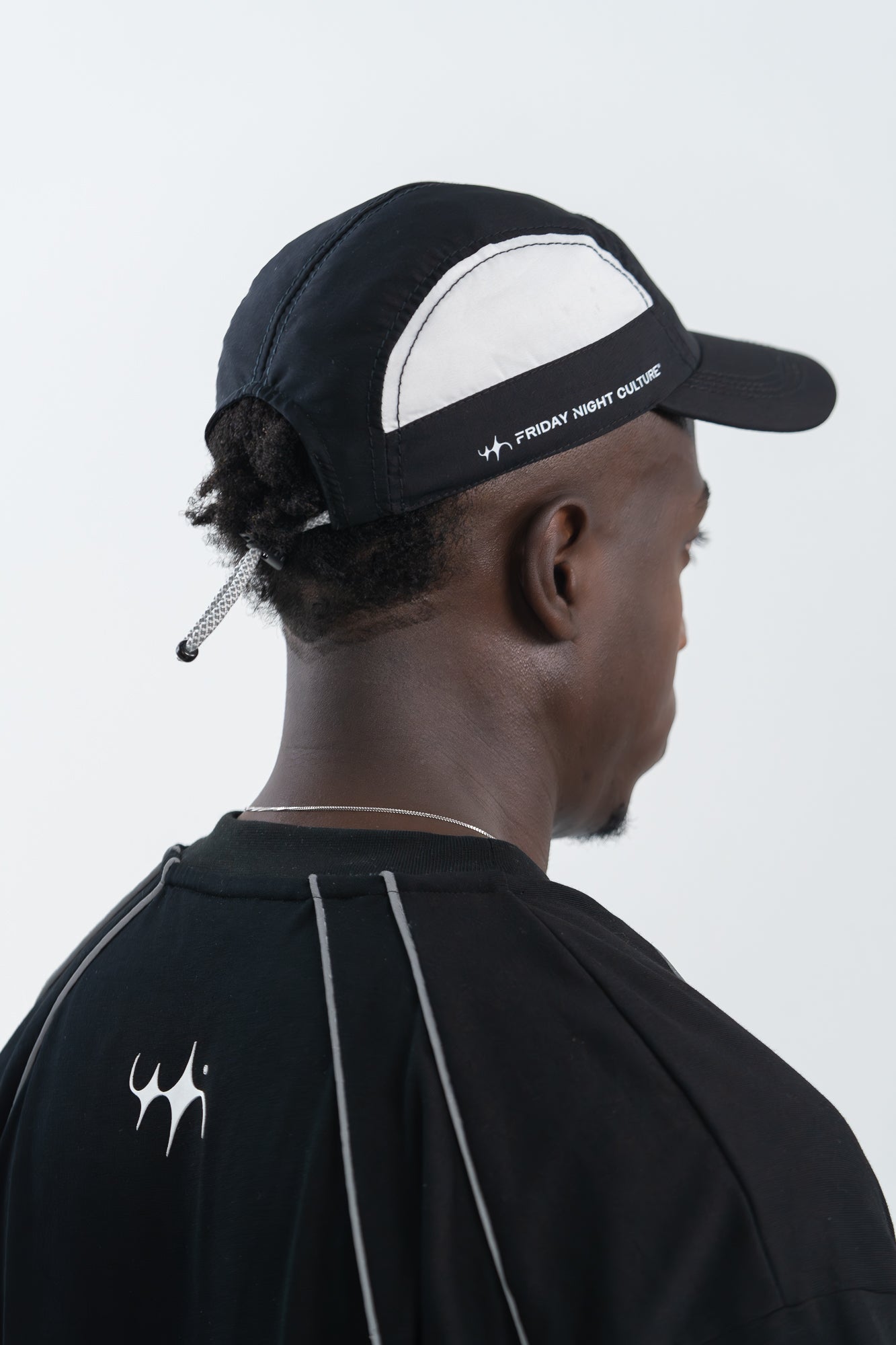 FS REFLECTIVE CAP BLACK & WHITE