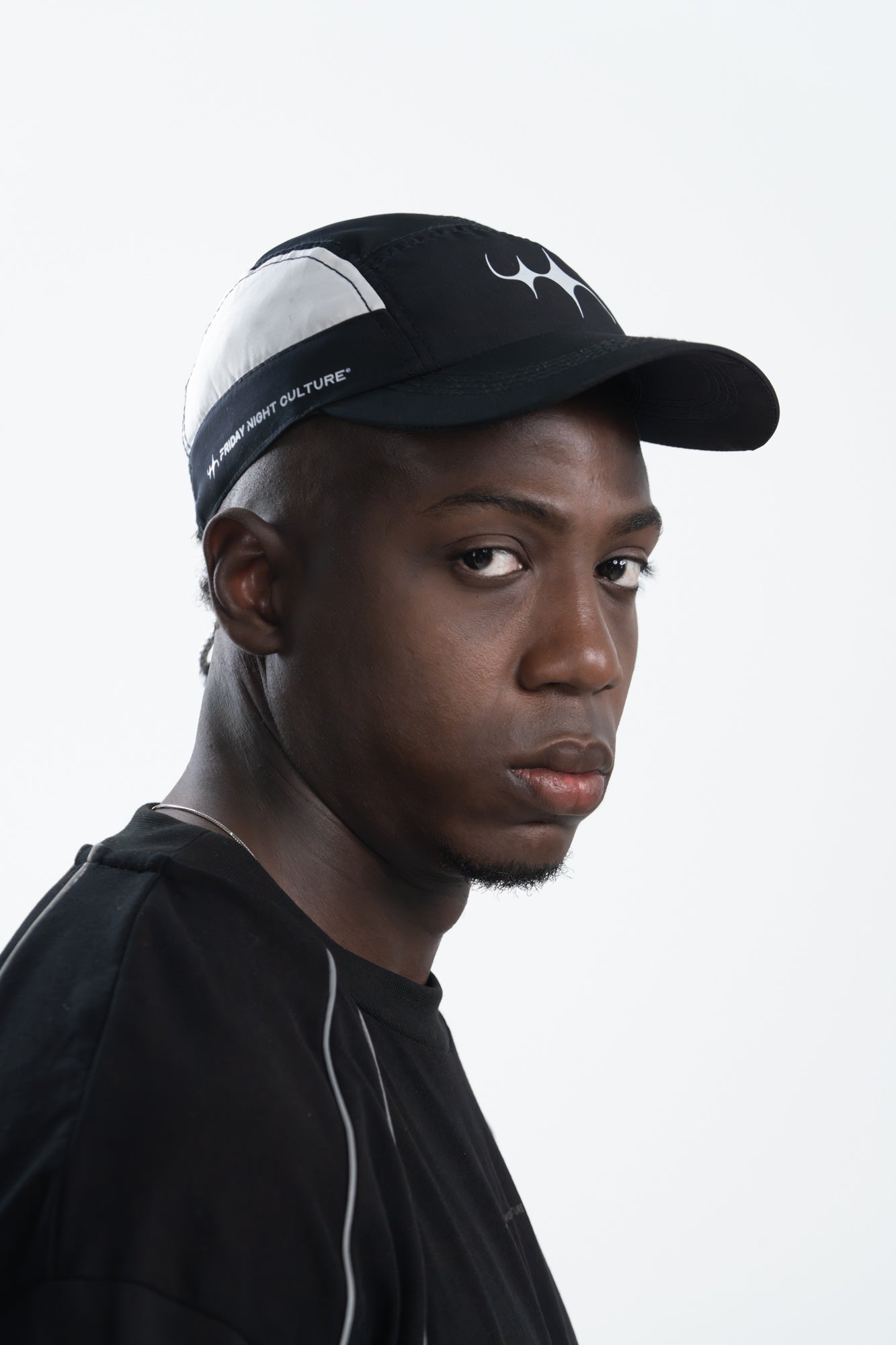FS REFLECTIVE CAP BLACK & WHITE