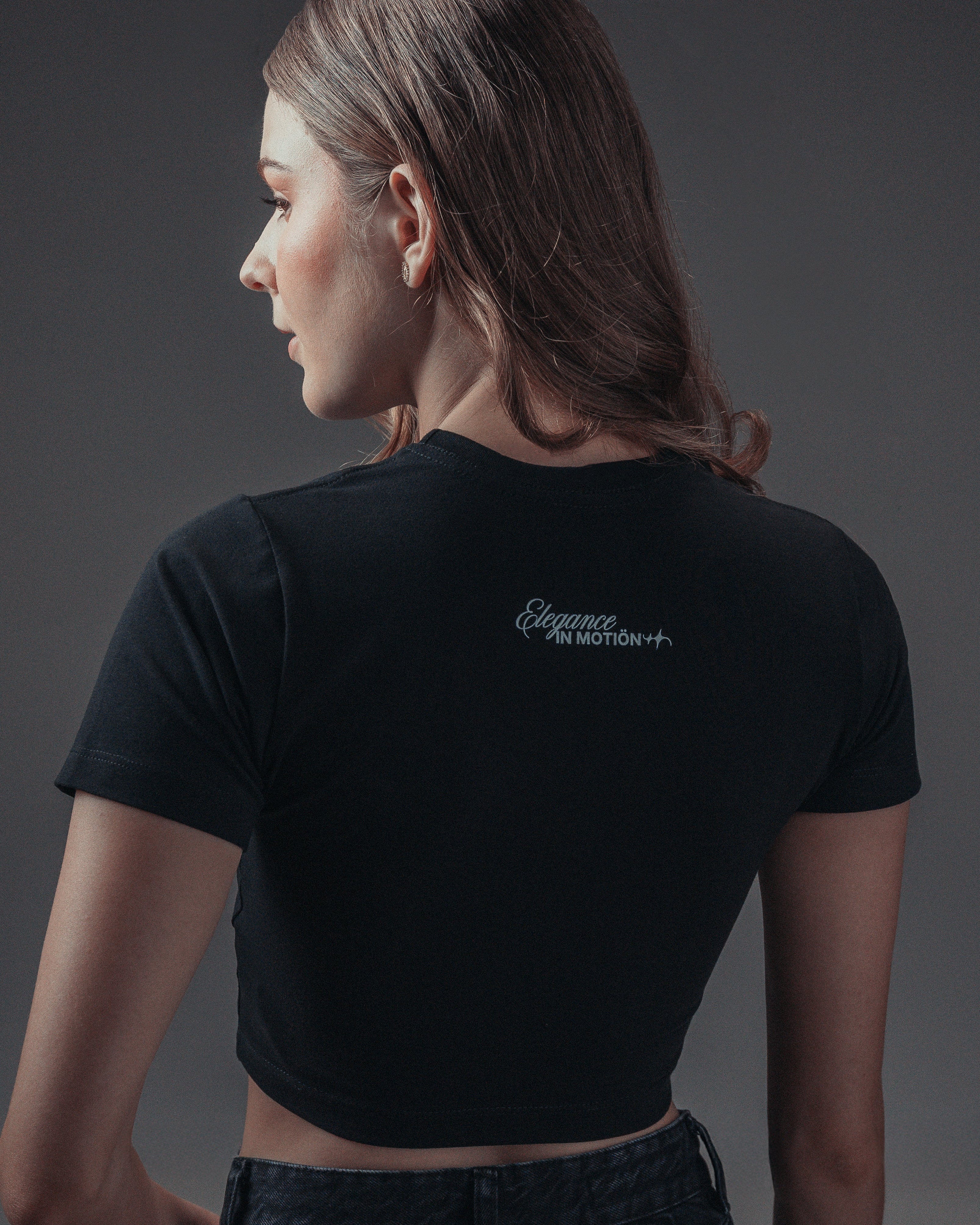 MEANT TO SHINE Baby Tee Black