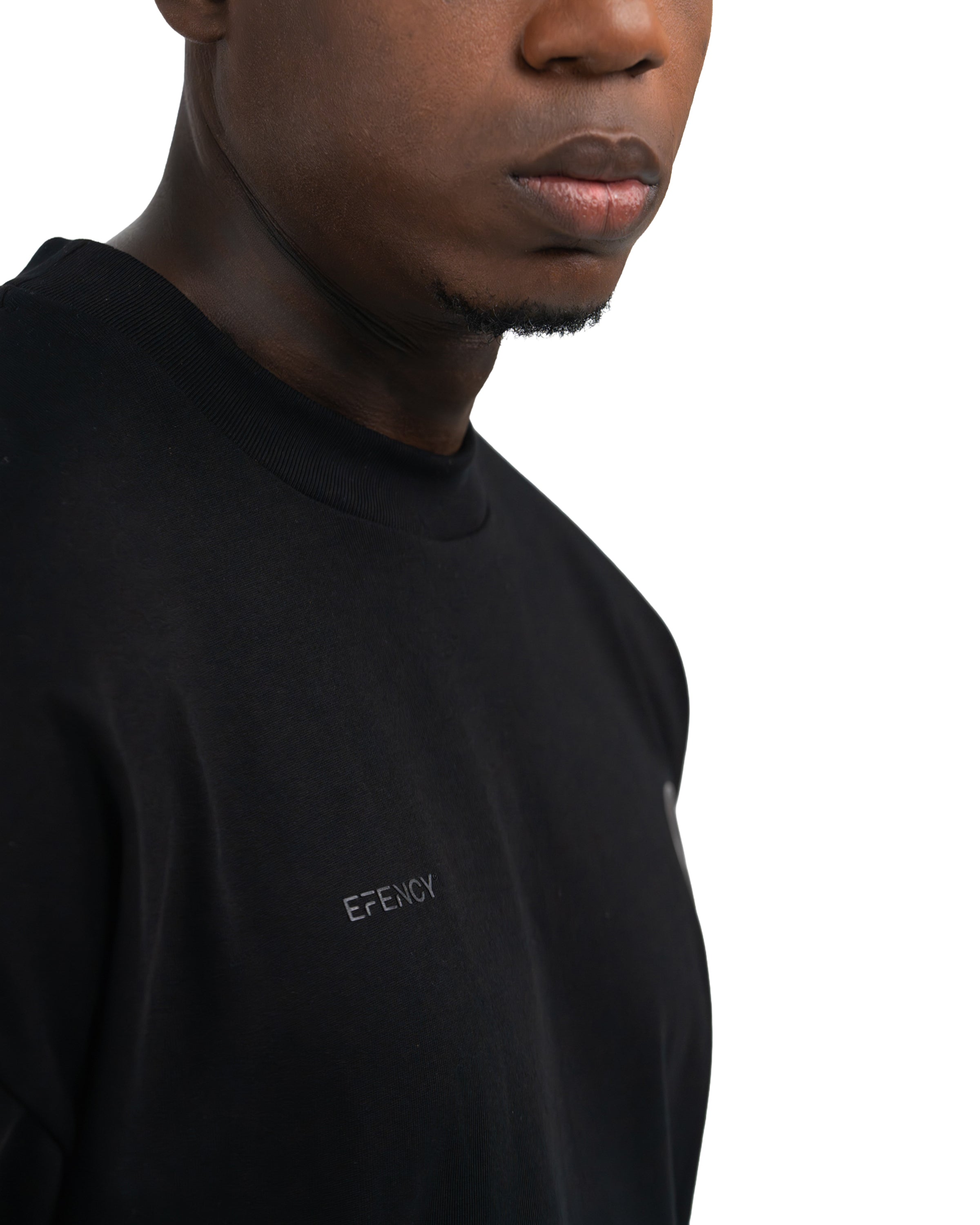 CHAMPIONS CLUB BOXY TSHIRT BLACK