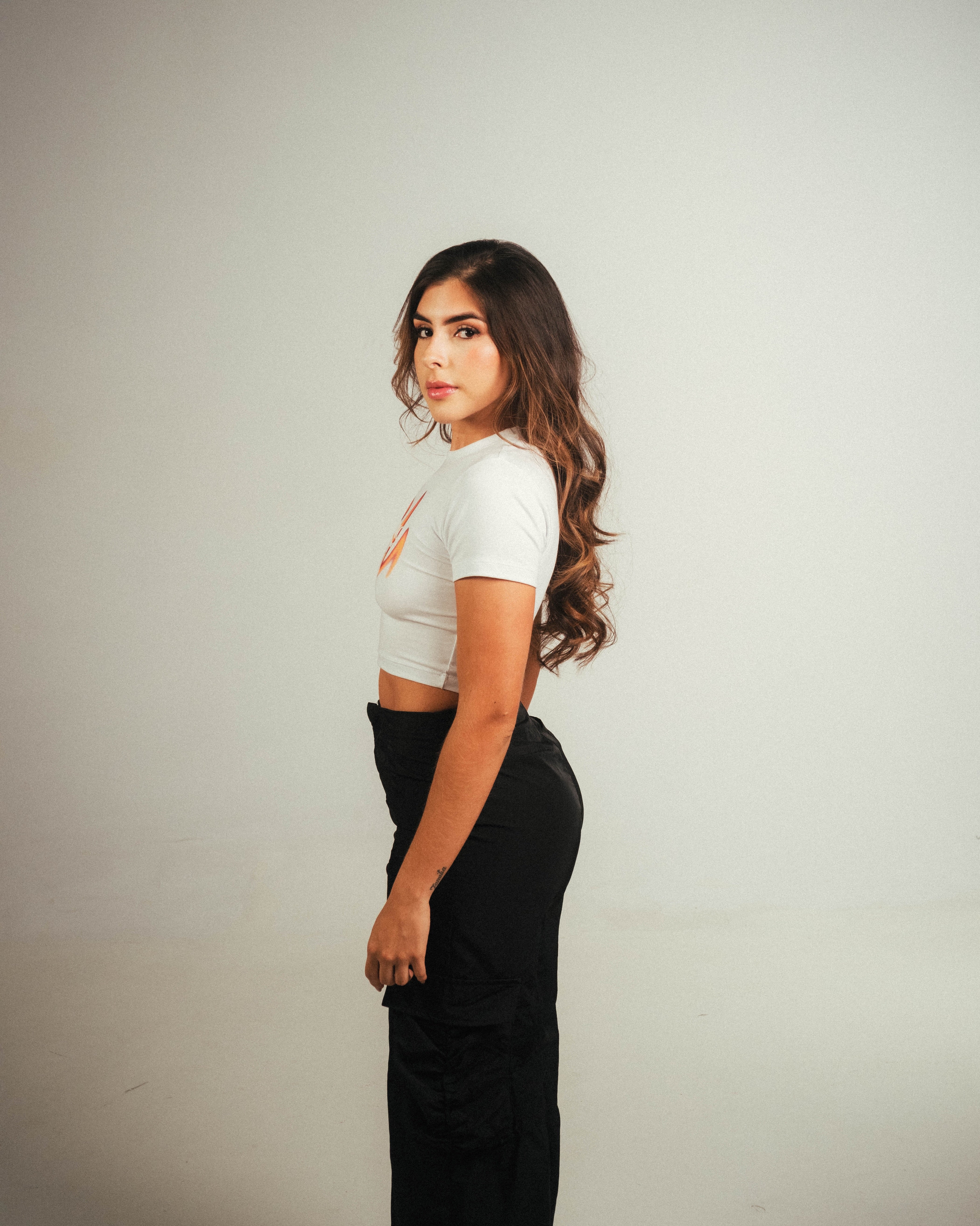 AWAKENING Baby tee White